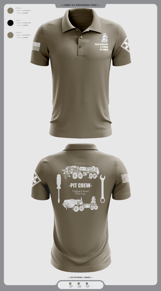 Short Sleeve Performance Polo, Mx Plt E. Co 2-4 GSAB, Army, Teamtime, Team time, sublimation, custom sports apparel, team uniforms, spirit wear, spiritwear, sports uniforms, custom shirts, team store, custom team store, fundraiser sports, apparel fundraiser