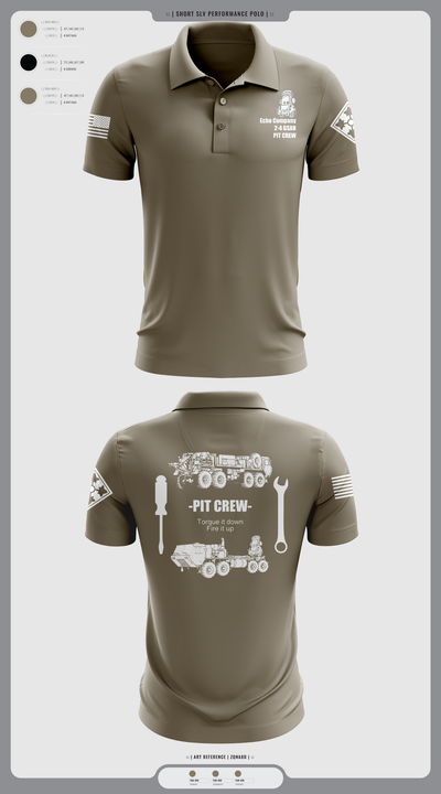 Mx Plt E. Co 2-4 GSAB 4580239 Short Sleeve Performance Polo - 1