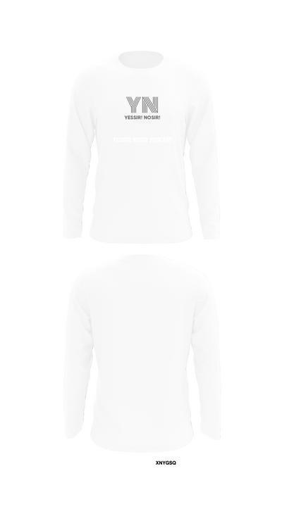 YESSIR NOSIR PODCAST 13724158 Long Sleeve Performance Shirt - 8