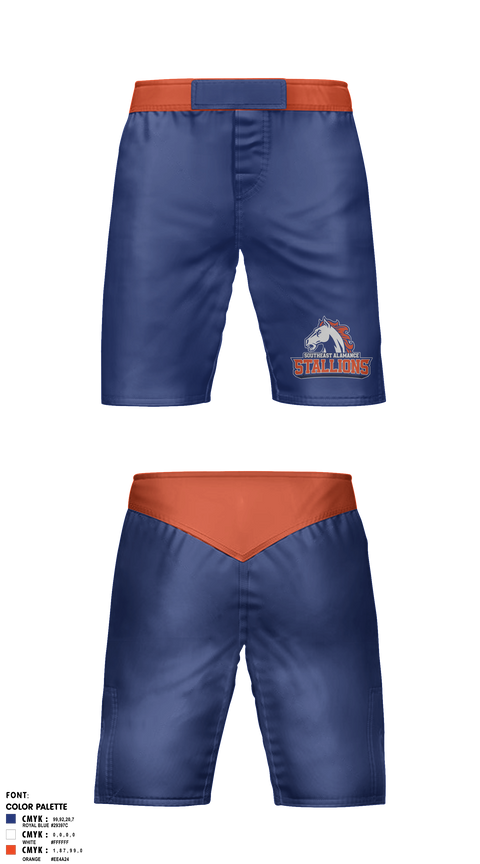 Fight Shorts, Southeast Alamance High School Wrestling, Wrestling, Teamtime, Team time, sublimation, custom sports apparel, team uniforms, spirit wear, spiritwear, sports uniforms, custom shirts, team store, custom team store, fundraiser sports, apparel fundraiser
