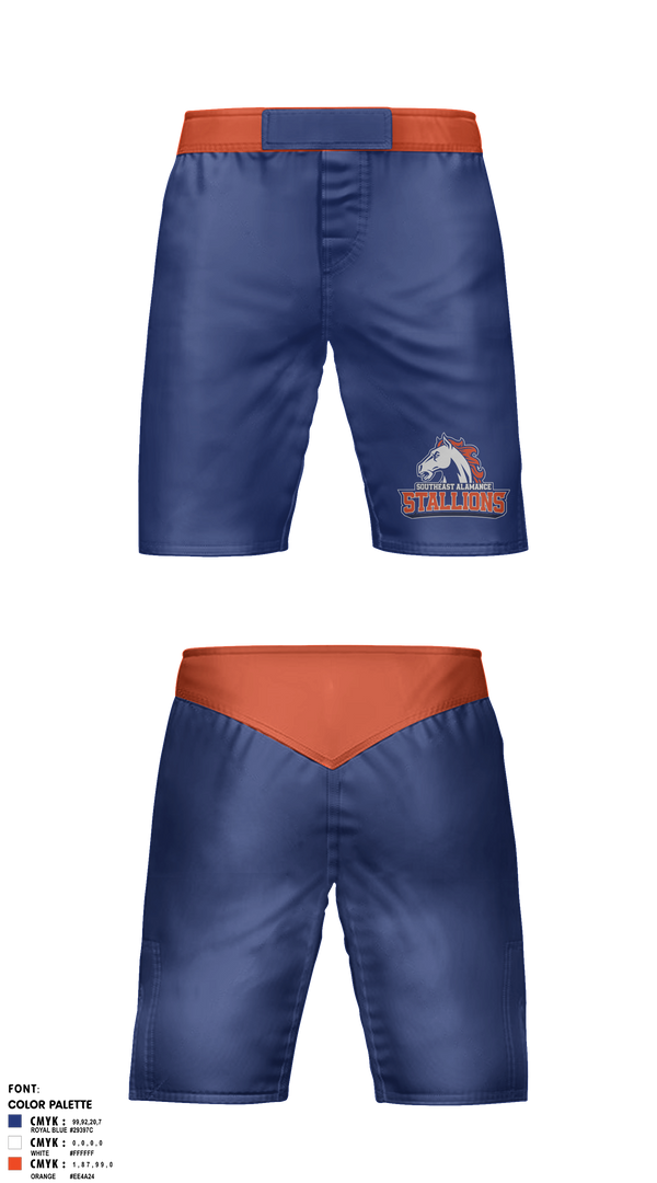 Fight Shorts, Southeast Alamance High School Wrestling, Wrestling, Teamtime, Team time, sublimation, custom sports apparel, team uniforms, spirit wear, spiritwear, sports uniforms, custom shirts, team store, custom team store, fundraiser sports, apparel fundraiser