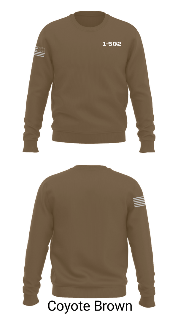 Crew Neck Sweatshirt, 1-502, Army, Teamtime, Team time, sublimation, custom sports apparel, team uniforms, spirit wear, spiritwear, sports uniforms, custom shirts, team store, custom team store, fundraiser sports, apparel fundraiser