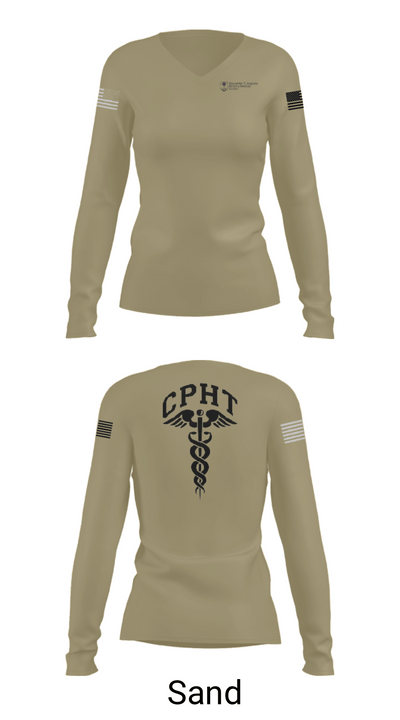 ATAMMC Pharmacy 86969794 Women's Long Sleeve V-neck Shirt - 97