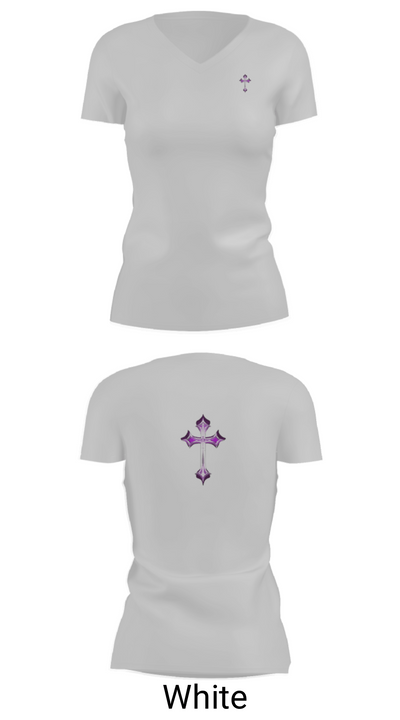 Jellyfam 86431082 Women's Short Sleeve V-neck Shirt - 19