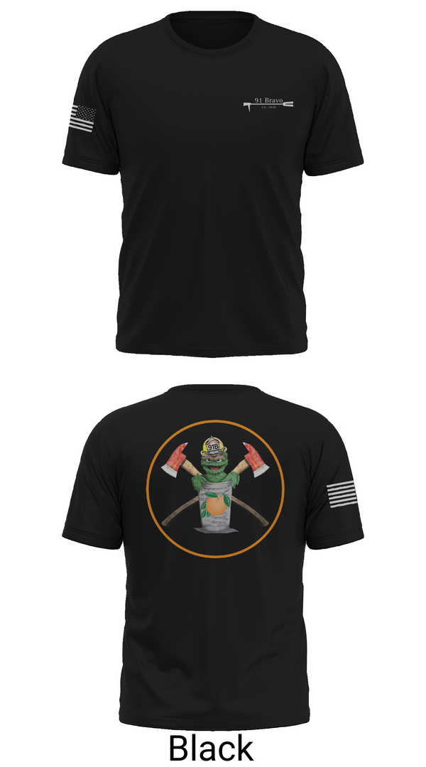 Short Sleeve Performance Shirt, 91 Bravo, Fire Department, Teamtime, Team time, sublimation, custom sports apparel, team uniforms, spirit wear, spiritwear, sports uniforms, custom shirts, team store, custom team store, fundraiser sports, apparel fundraiser