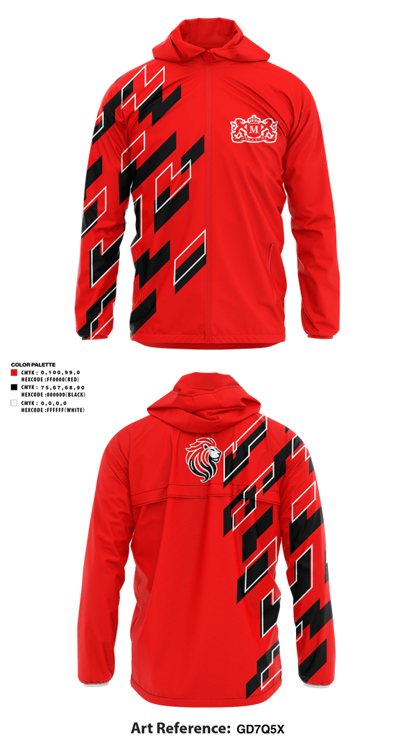 Windbreaker, Monarchs, Women's Soccer, Teamtime, Team time, sublimation, custom sports apparel, team uniforms, spirit wear, spiritwear, sports uniforms, custom shirts, team store, custom team store, fundraiser sports, apparel fundraiser
