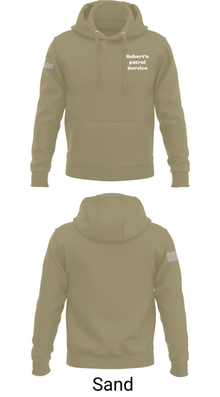 Hoodie, Robert's patrol Service, Police, Teamtime, Team time, sublimation, custom sports apparel, team uniforms, spirit wear, spiritwear, sports uniforms, custom shirts, team store, custom team store, fundraiser sports, apparel fundraiser