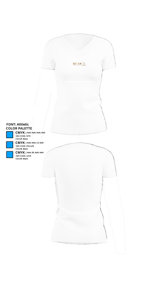 Womens Short Sleeve Vneck Shirt, Seven Brothers Construction Llc, , Teamtime, Team time, sublimation, custom sports apparel, team uniforms, spirit wear, spiritwear, sports uniforms, custom shirts, team store, custom team store, fundraiser sports, apparel fundraiser