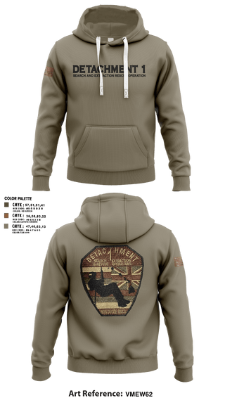 Hoodie, Detachment 1, Air Force, Teamtime, Team time, sublimation, custom sports apparel, team uniforms, spirit wear, spiritwear, sports uniforms, custom shirts, team store, custom team store, fundraiser sports, apparel fundraiser