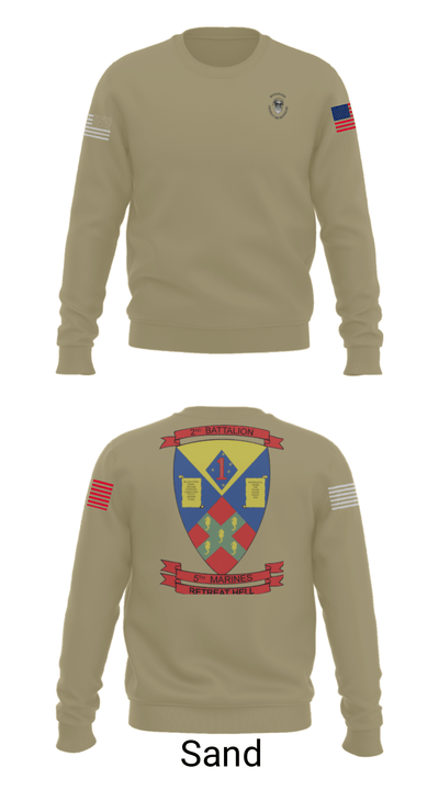 2nd battalion , 5th marines 24744641 Crew Neck Sweatshirt - 58