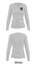 Hartford High School Cheer 40549424 Women's Long Sleeve V-neck Shirt - 16