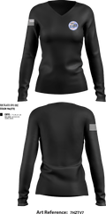 POLARS 40984868 Women's Long Sleeve V-neck Shirt - 100