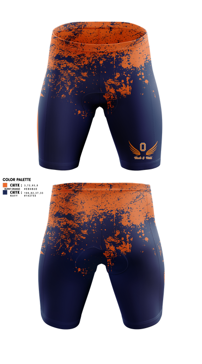 Overbrook High School Track and Field 24821200 Men's Compression Shorts - 1