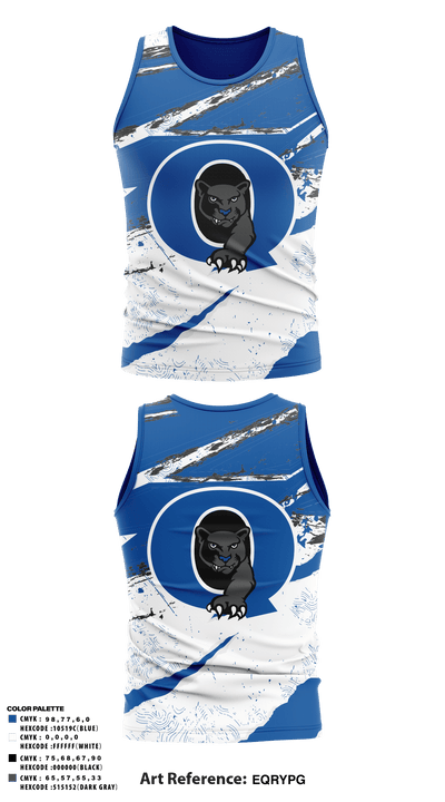 Quakertown Community Senior High School Cross Country 7810582 Tank Top - 1