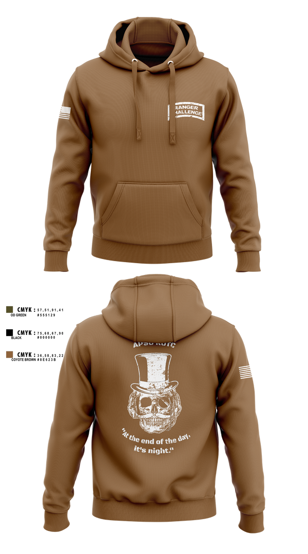 Hoodie, APSU RANGER CHALLENGE, Army, Teamtime, Team time, sublimation, custom sports apparel, team uniforms, spirit wear, spiritwear, sports uniforms, custom shirts, team store, custom team store, fundraiser sports, apparel fundraiser