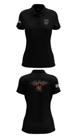 Women's Short Sleeve Performance Polo, 3./HSchRgt1, Army, Teamtime, Team time, sublimation, custom sports apparel, team uniforms, spirit wear, spiritwear, sports uniforms, custom shirts, team store, custom team store, fundraiser sports, apparel fundraiser
