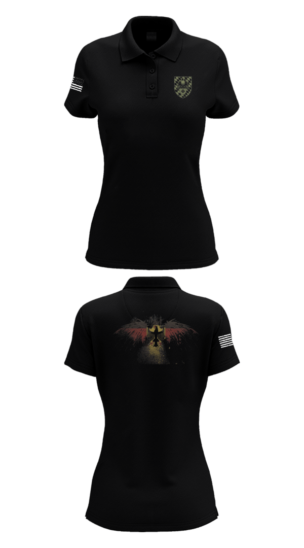Women's Short Sleeve Performance Polo, 3./HSchRgt1, Army, Teamtime, Team time, sublimation, custom sports apparel, team uniforms, spirit wear, spiritwear, sports uniforms, custom shirts, team store, custom team store, fundraiser sports, apparel fundraiser