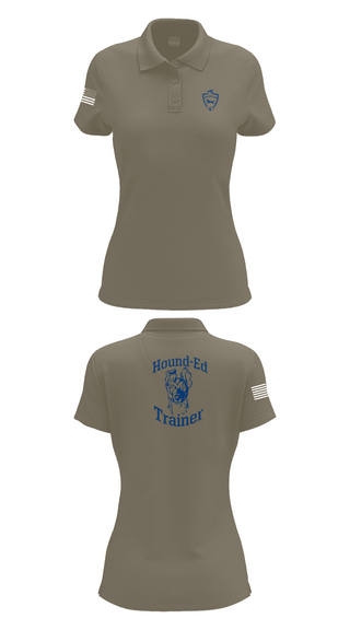 Womens Short Sleeve Performance Polo, Hounded, , Teamtime, Team time, sublimation, custom sports apparel, team uniforms, spirit wear, spiritwear, sports uniforms, custom shirts, team store, custom team store, fundraiser sports, apparel fundraiser