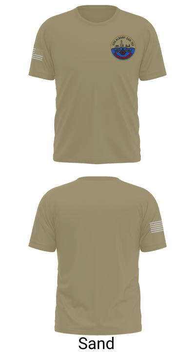USS ALBANY SSN-753 81677877 Short Sleeve Performance Shirt - 91