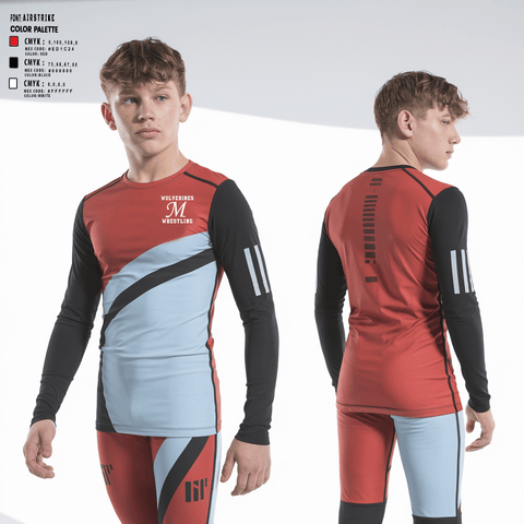 Long Sleeve Performance Shirt, Maysville R-1 School District Wrestling, Wrestling, Teamtime, Team time, sublimation, custom sports apparel, team uniforms, spirit wear, spiritwear, sports uniforms, custom shirts, team store, custom team store, fundraiser sports, apparel fundraiser