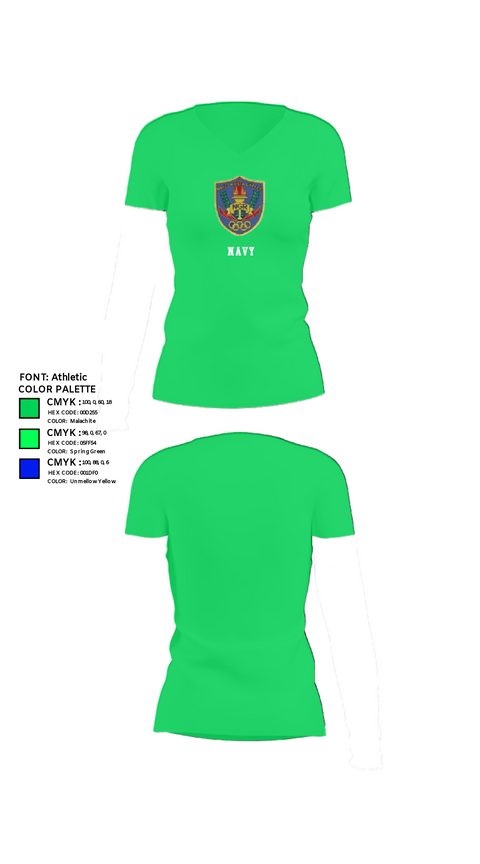 Women's Short Sleeve Vneck Shirt, NAVCOMMSTA NGR Nae Makri Greece, Navy, Teamtime, Team time, sublimation, custom sports apparel, team uniforms, spirit wear, spiritwear, sports uniforms, custom shirts, team store, custom team store, fundraiser sports, apparel fundraiser