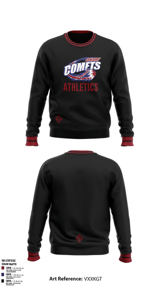 Crew Neck Sweatshirt, Century Middle School, Spirit Store, Teamtime, Team time, sublimation, custom sports apparel, team uniforms, spirit wear, spiritwear, sports uniforms, custom shirts, team store, custom team store, fundraiser sports, apparel fundraiser