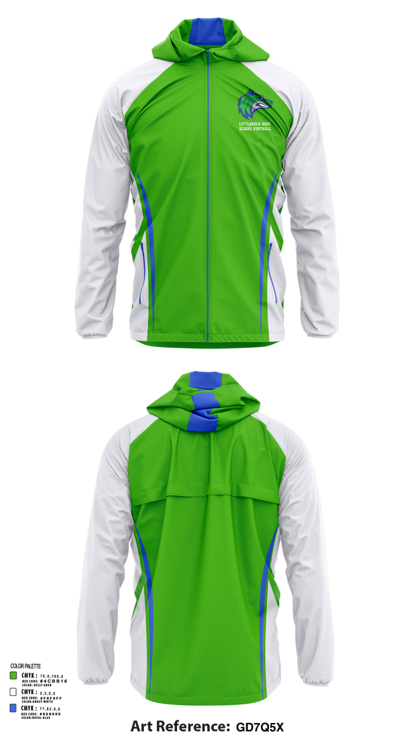 Windbreaker, Littlerock High School Football, , Teamtime, Team time, sublimation, custom sports apparel, team uniforms, spirit wear, spiritwear, sports uniforms, custom shirts, team store, custom team store, fundraiser sports, apparel fundraiser