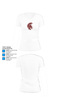 Stanton County Junior High School 11038942 Women's Short Sleeve V-neck Shirt - 18
