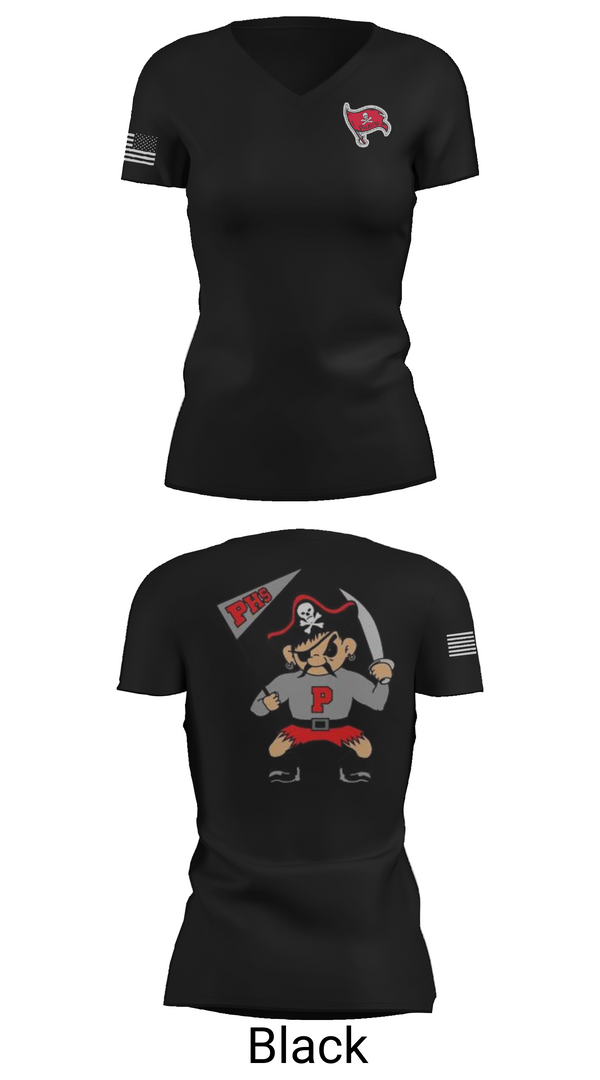Womens Short Sleeve Vneck Shirt, Palatine pirates, Baseball, Teamtime, Team time, sublimation, custom sports apparel, team uniforms, spirit wear, spiritwear, sports uniforms, custom shirts, team store, custom team store, fundraiser sports, apparel fundraiser
