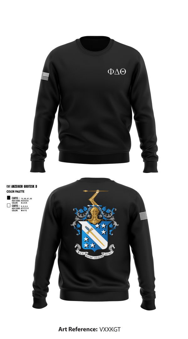 Crew Neck Sweatshirt, Phi Delta Theta, Army, Teamtime, Team time, sublimation, custom sports apparel, team uniforms, spirit wear, spiritwear, sports uniforms, custom shirts, team store, custom team store, fundraiser sports, apparel fundraiser