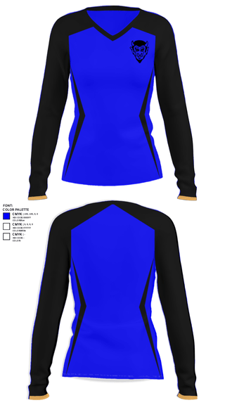Women's Long Sleeve Vneck Shirt, Quincy Senior High School Track, Track & Field, Teamtime, Team time, sublimation, custom sports apparel, team uniforms, spirit wear, spiritwear, sports uniforms, custom shirts, team store, custom team store, fundraiser sports, apparel fundraiser