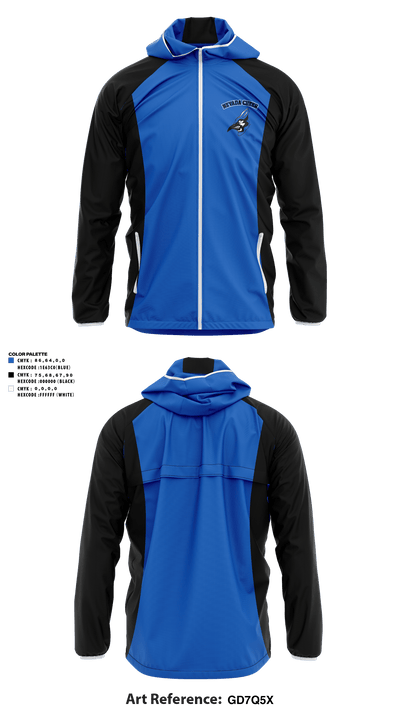 Nevada High School Cheer 76739420 Windbreaker - 1