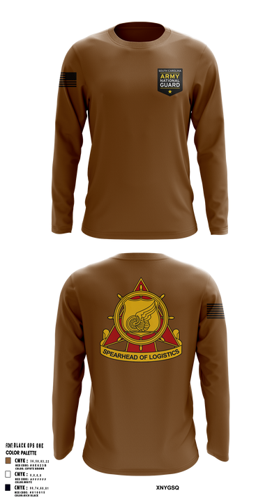 SOUTH CAROLINA ARMY NATIONAL GUARD 14160186 Long Sleeve Performance Shirt 111