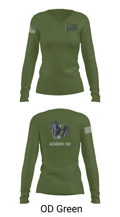 Session 152 47396469 Women's Long Sleeve V-neck Shirt - 54