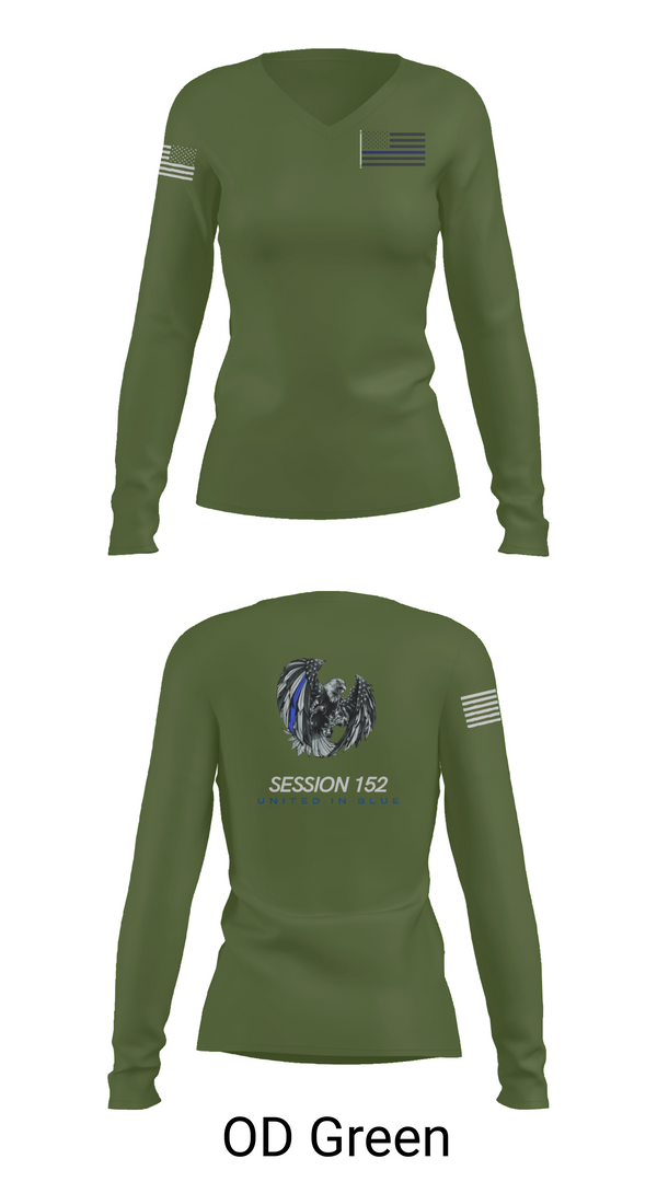 Womens Long Sleeve Vneck Shirt, Session 152, Police, Teamtime, Team time, sublimation, custom sports apparel, team uniforms, spirit wear, spiritwear, sports uniforms, custom shirts, team store, custom team store, fundraiser sports, apparel fundraiser