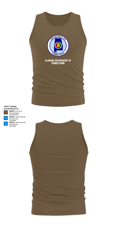 Alabama Department of Corrections 68414517 Tank Top - 18