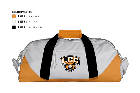 Duffle Bag, LCC Bears, Golf, Teamtime, Team time, sublimation, custom sports apparel, team uniforms, spirit wear, spiritwear, sports uniforms, custom shirts, team store, custom team store, fundraiser sports, apparel fundraiser