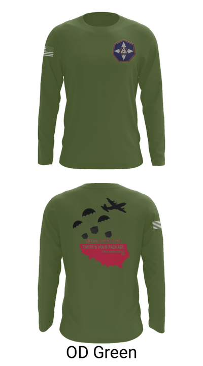909th HR Company 6800651 Long Sleeve Performance Shirt - 46