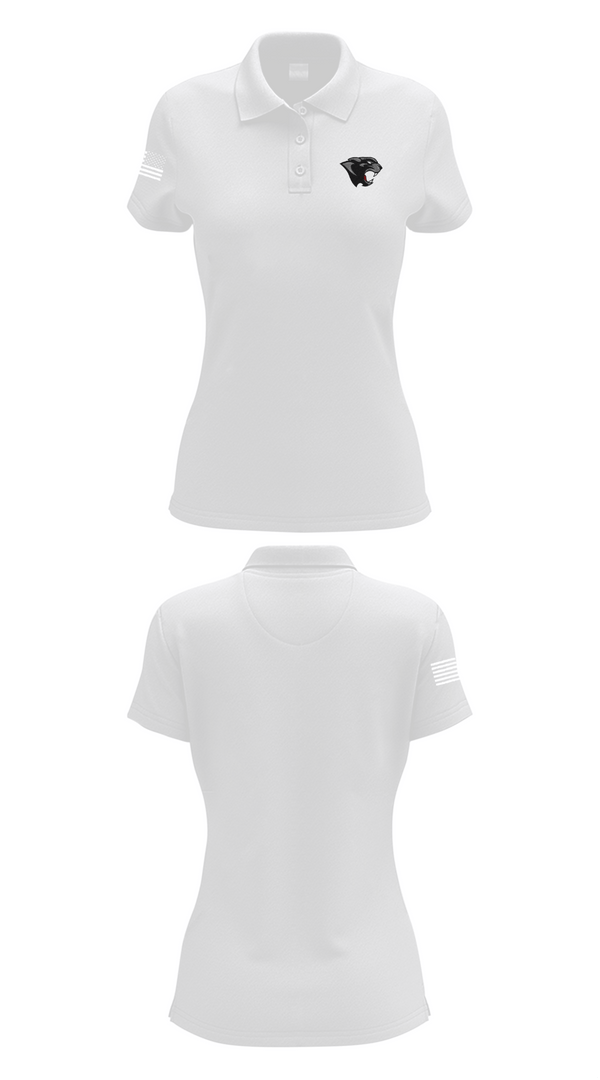 Womens Short Sleeve Performance Polo, Hershey Panthers, Track & Field, Teamtime, Team time, sublimation, custom sports apparel, team uniforms, spirit wear, spiritwear, sports uniforms, custom shirts, team store, custom team store, fundraiser sports, apparel fundraiser