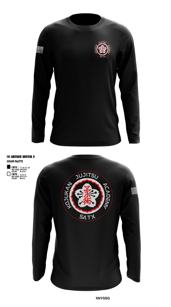 Long Sleeve Performance Shirt, Kojukan JuJitsu, Wrestling, Teamtime, Team time, sublimation, custom sports apparel, team uniforms, spirit wear, spiritwear, sports uniforms, custom shirts, team store, custom team store, fundraiser sports, apparel fundraiser