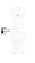 Overbrook High School Track and Field 24821200 Women's Short Sleeve V-neck Shirt - 18