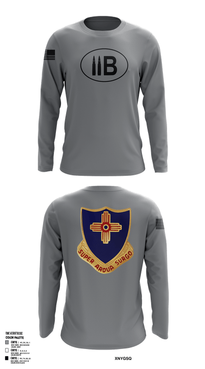 410th regiment 28429232 Long Sleeve Performance Shirt - 2