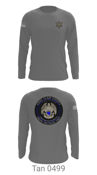 Long Sleeve Performance Shirt, Drug Tactical Unit, , Teamtime, Team time, sublimation, custom sports apparel, team uniforms, spirit wear, spiritwear, sports uniforms, custom shirts, team store, custom team store, fundraiser sports, apparel fundraiser