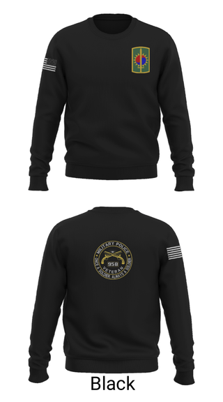 Crew Neck Sweatshirt, 142ND MILITARY POLICE, Army, Teamtime, Team time, sublimation, custom sports apparel, team uniforms, spirit wear, spiritwear, sports uniforms, custom shirts, team store, custom team store, fundraiser sports, apparel fundraiser