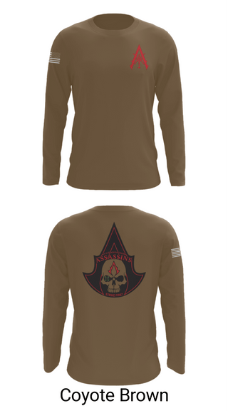 Long Sleeve Performance Shirt, A Co. 1-3 AB, Army, Teamtime, Team time, sublimation, custom sports apparel, team uniforms, spirit wear, spiritwear, sports uniforms, custom shirts, team store, custom team store, fundraiser sports, apparel fundraiser