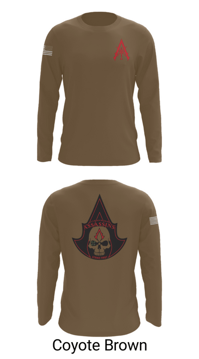A Co. 1-3 AB 9856173 Long Sleeve Performance Shirt - 6