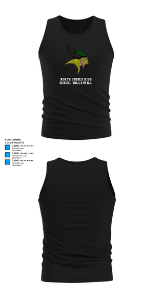 Tank Top, North Stokes High School Volleyball, Women's Volleyball, Teamtime, Team time, sublimation, custom sports apparel, team uniforms, spirit wear, spiritwear, sports uniforms, custom shirts, team store, custom team store, fundraiser sports, apparel fundraiser