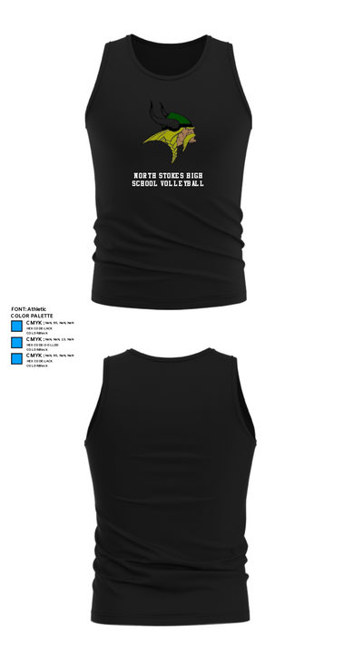 North Stokes High School Volleyball 48844237 Tank Top - 32