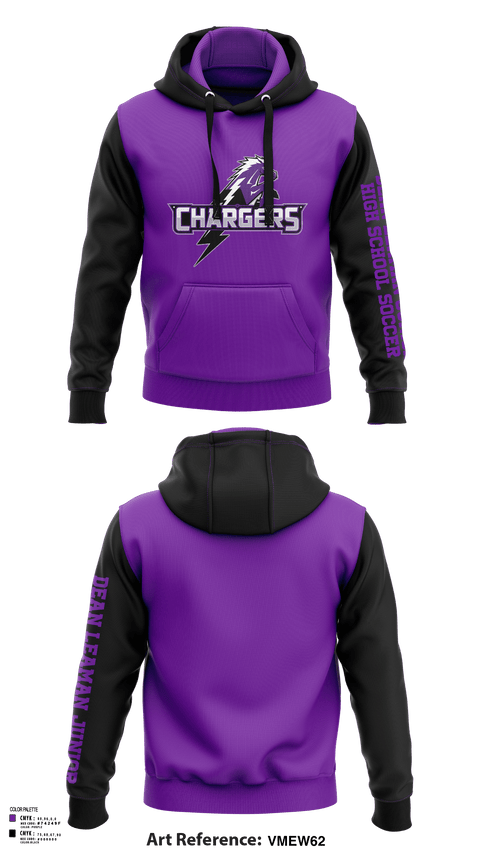 Hoodie, Dean Leaman Junior High School Soccer, Men's Soccer, Teamtime, Team time, sublimation, custom sports apparel, team uniforms, spirit wear, spiritwear, sports uniforms, custom shirts, team store, custom team store, fundraiser sports, apparel fundraiser