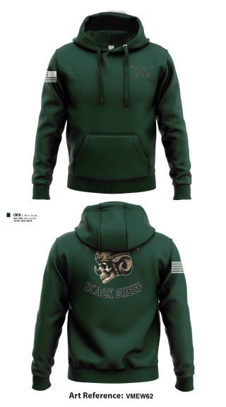 Hoodie, 3rd PLT Black SheepDelta company 114, Army, Teamtime, Team time, sublimation, custom sports apparel, team uniforms, spirit wear, spiritwear, sports uniforms, custom shirts, team store, custom team store, fundraiser sports, apparel fundraiser